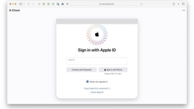 iCloud Sign In